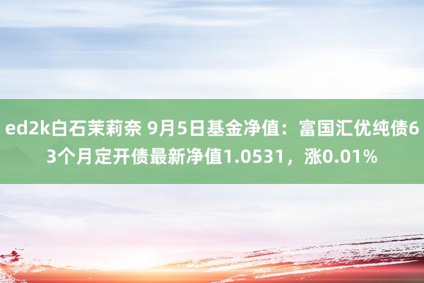 ed2k白石茉莉奈 9月5日基金净值：富国汇优纯债63个月定开债最新净值1.0531，涨0.01%