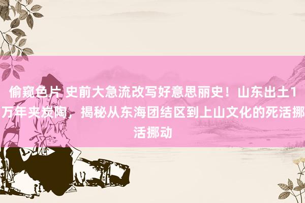 偷窥色片 史前大急流改写好意思丽史！山东出土1.3万年夹炭陶，揭秘从东海团结区到上山文化的死活挪动